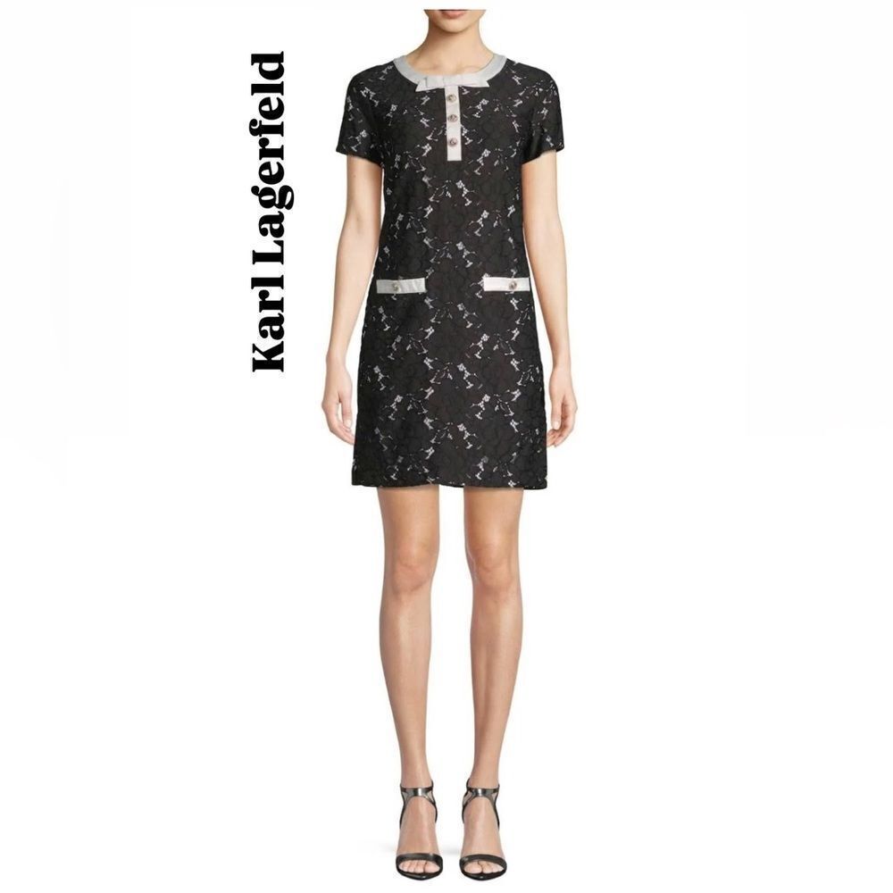 Karl Lagerfeld Bow Lace Dress *SIZE: 6